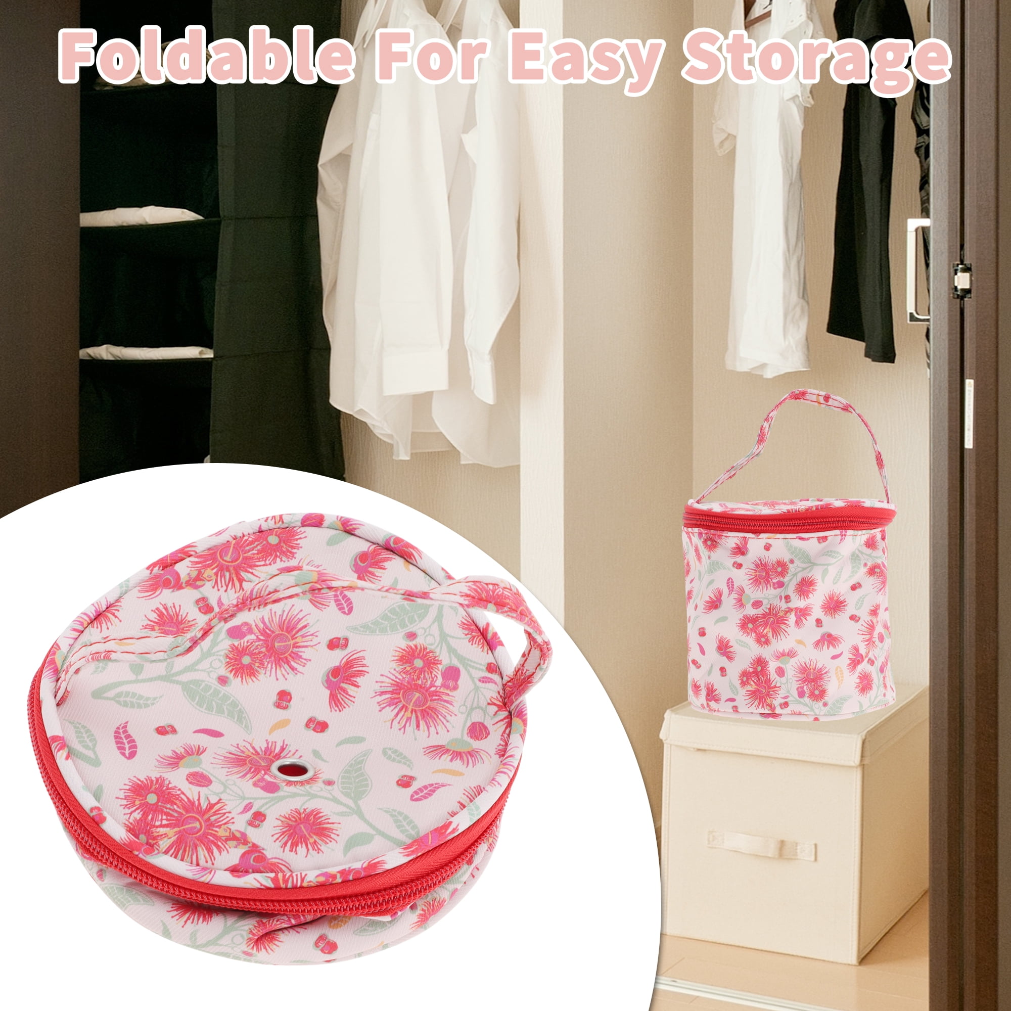 Unique Bargains Small Yarn Bag Knitting Organizer Crochet Tote Mini Yarn Drum Case