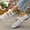 White, variant on YOUYEDIAN Womens Mary Jane Shoes Spring Comfortable Business Low Heels Flats Shoes Non Slip Slip on Wide Closed Toe Ballet Walking Shoes (White)