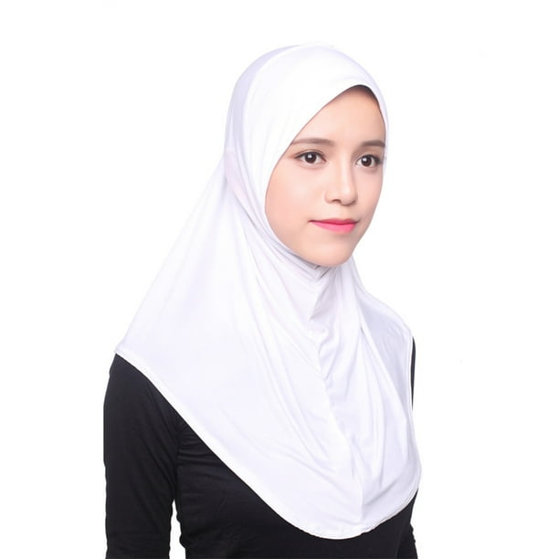 Muslim Women Hijab Under Scarf Inner Cap Bone Bonnet Neck Cover Cap