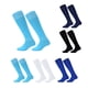 thumbnail image 4 of Calcetines de Fútbol Eigraketly Algodón Poliéster Niños/Niñas Uniforme atlético colorido azul, 4 of 6