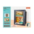 thumbnail image 6 of Rolife DIY Miniature Christmas House Kit Creative Frame 3D Wall-Mountable Dollhouse Mini Room Building Set Holiday Home Decor Craft for Adults (Old Times Bookstore), 6 of 6