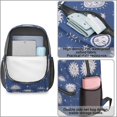 thumbnail image 4 of Sun and Moon Gothic Pattern 17" School Backpacks for Teens,Waterproof Oxford Fabric,S-Shape Padded Straps for School,Travel,Hiking,Camping, 4 of 6