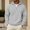 Gray, variant on Sorvello Men's Fleece Big and Tall Hoodie Quarter Zip Fuzzy Sweatshirt Classic Warm Comfy Athletic Work Casual Fall Winter Top for Men Black L