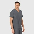 thumbnail image 4 of Wink W123 Men's V-Neck Scrub Top, Pewter, 3X Womens, 4 of 6