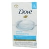 Dove Gentle Exfoliating Beauty Bar Soap Moisturize Skin Softer, 4oz, 6ct