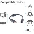 thumbnail image 1 of Fosmon replacement dongle compatible with Microsoft Xbox 360 wired controllers, 1 of 4