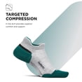 thumbnail image 3 of Feetures Elite Max Cushion No Show Tab Wave- Running Socks for Men & Women, Athletic Compression Socks, Moisture Wicking - Stone Ivy , Medium (1 Pair), 3 of 7