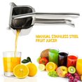 thumbnail image 1 of Auto Manual Juicer Hand Press  304 Stainless Steel Manual Citrus Press Juicer Safe Quick And Effective Juicing For Orange Lemon Fruits, 1 of 11
