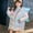 White, variant on Kids Girls Cute Winter Coats Hooded Down Jacket with Fleece Lining for 3y-12y White 110