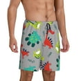 thumbnail image 2 of Fotbe Cute Dinosaur Pajama Shorts for Men, Men's Pajama Bottoms, Sleepwear,Short Pajama Pants-4X-Large, 2 of 9