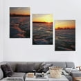 thumbnail image 4 of Nawypu Wall Art Paintings Sunrise frozen river Beautiful winter landscape lake morning time Canvas Art Print wall Poster Artwork for living Room Bedroom Wall Decor and Home Decor 12''x16''X3 Panels, 4 of 4