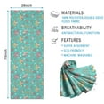 thumbnail image 2 of Cartoon Unicorn Donut Heart Pattern Hot Yoga Mat Towel Non Slip for Hot Yoga - Quick-Drying Yoga Mat Cover with 4 Corner Pockets with Travel Bag - Hot Yoga Towel Non Slip 70"x26", 2 of 6