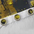 thumbnail image 4 of Manfei Yellow Geometric Black Out Curtains, Modern Abstract Graffiti Curtains Pack of 2 (42x63 Each), Vintage Artwork Bedroom Curtains, Curtains Blackout Bedroom Decor, 4 of 6