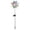 Silver SLM, variant on Gecau Solar Windmill Garden Stake Light Waterproof Color Changing LED Outdoor Decor for Yard Lawn Patio Walkway Holiday Party and Everyday Landscape