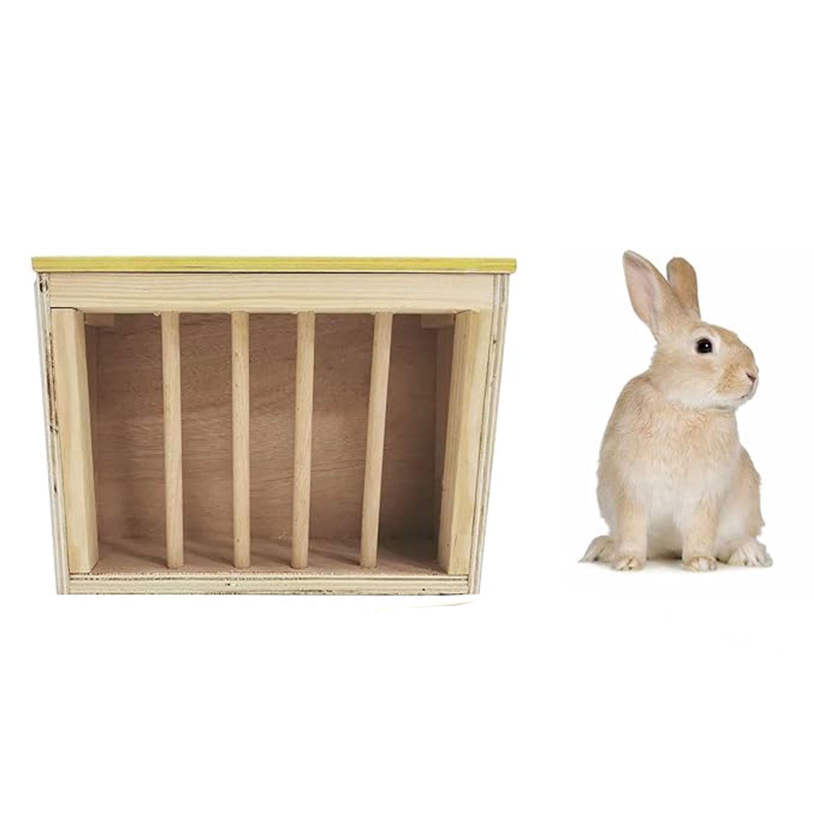 oshhnii Bunny Hay Feeder Storage Small Animals Food Dispenser for Chinchilla Hamster