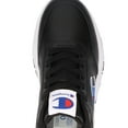 thumbnail image 4 of Champion Men's Shoes 93Eighteen Classic Lace Up Casual Running Walking Sneaker - Black or White (Black, 11), 4 of 5