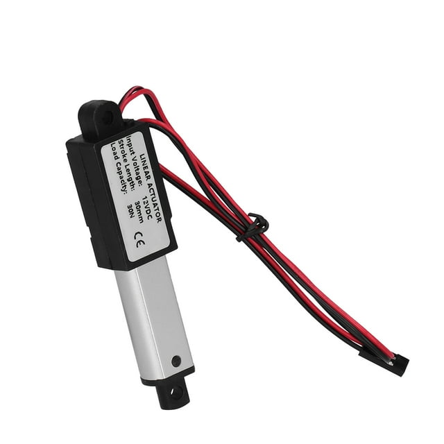 Linear Actuator,Dc12v Linear Servo 30mm Stroke Micro Linear Actuator Mini Electric Linear Actuator Waterproof Micro Small Motion Dc12v 30mm Stroke for Robot Diy
