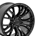 thumbnail image 5 of OE Wheels CV22 17 Inch Rims Fit Corvette C7 Z06 Style 5x120.65 17x9.5 Satin Black - Hollander 5734 (Set of 4), 5 of 5