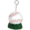 Pack of 3 - Baseball Photo/Balloon Holder by Beistle Party Supplies