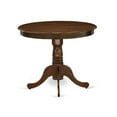 thumbnail image 6 of East West Furniture 3 Pc Dining Set Includes a Round Kitchen Table and 2 Parson Chairs, 6 of 6