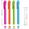 thumbnail image 2 of Retractable Mechanical Eraser Pen, Pen-Style Erasers Assorted Color, 4 Pack, 2 of 7