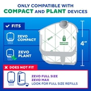 Zevo Compact Flying Insect Trap Refill - 2 Compact Refill Cartridges