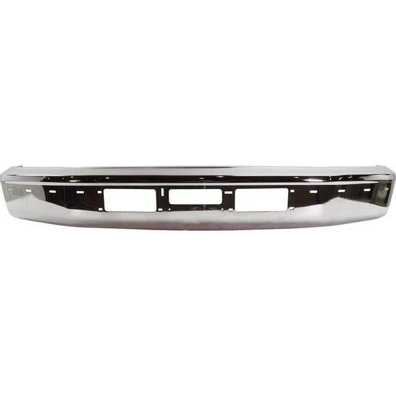 Front Bumper Chrome Steel For 1992-1997 Ford F-150 F-250 F-350 / Bronco