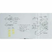 72 x 36 in. Floating Glass Dry Erase Board