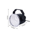 thumbnail image 3 of Efavormart 10 Watt White 62 LED Stage Backdrop Bright Strobe Spotlight With Brackets For Wedding Birthday Party Event Decoration, 3 of 10