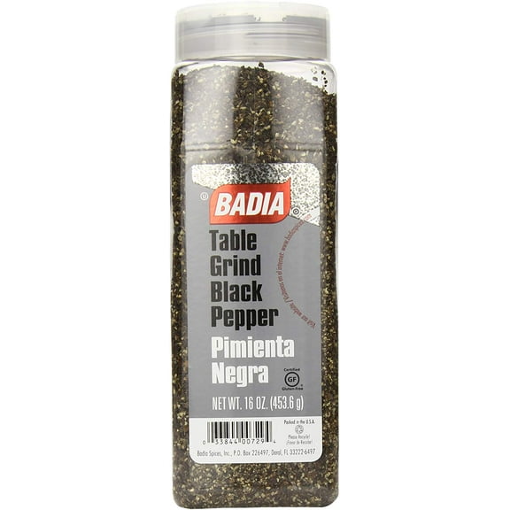 Badia Black Pepper Table Grind, 16 Ounce