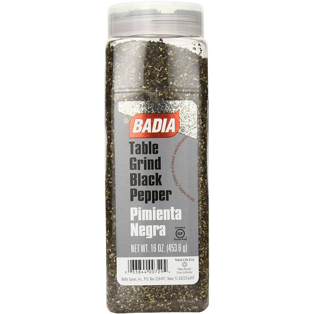 Badia Black Pepper Table Grind, 16 Ounce