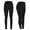 Black, variant on TOPUUTP Women's Ultra Soft Cotton Leggings with Wide Waistband, Full and Capri Length