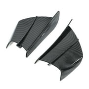 1 Pair Motorcycle Aerodynamic Wing Carbon Fibre Style Side Fairings Winglets Universal Fit