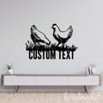 thumbnail image 4 of Handmadetneonsign Chicken Farm Metal Wall Art Light, Chicken Farm Metal Sign Wall Decor, Farm Metal Decor 61660, 4 of 5