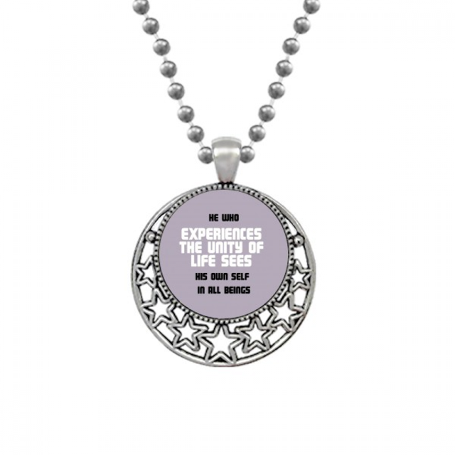 Ver el youself en seres Buda cita el budismo Collares Colgante Retro Moon Stars Jewelry Unbranded M
