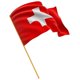 thumbnail image 4 of 12 Uds Bandera de Suiza Zulema Banderas que agitan de la mano 21x14cm, 4 of 8