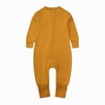 thumbnail image 4 of mgoYE Baby Boy Clothes 12-18 Months Baby Long Sleeve Romper Jumpsuit, Premium Soft One Piece Pajamas Boy Girl 2-Way Zipper Coverall Sleeper(Gold,0-3 Months), 4 of 9