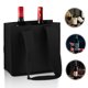 thumbnail image 3 of Bolsa para botellas de vino Matsuzay a prueba de arañazos compartimentos móviles Negro 4 ranuras, 3 of 6