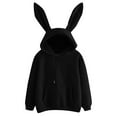 thumbnail image 1 of Long Sleeve Pullover Hoodie Blouse Womens Casual Soft Sweatshirt Tops Rabbit Design Comfortable Fashion, 1 of 4