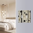 thumbnail image 4 of Yayeee Toggle Light Switch Wall Plate 2-Gang 4.56"x4.48" Decorative Outlet Cover, Stripes Pattern, 4 of 7