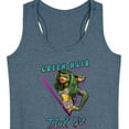 thumbnail image 3 of Gremlins - Dapper Gremlin - Green Hair Don't Care - Women's Racerback Tank Top, 3 of 5