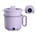 thumbnail image 3 of Olla de Cocina eléctrica con mango antiescaldaduras recubierto de 1,5 L, tapa transparente, Cocina eléctrica multifunción para el hogar, dormitorio, fiesta, enchufe AU 220V, 3 of 10