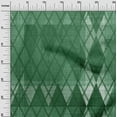 thumbnail image 3 of oneOone Velvet Forest Green Fabric Argyle Craft Projects Decor Fabric Printed By The Yard 58 Inch Wide, 3 of 4