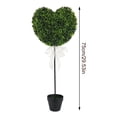 thumbnail image 3 of Heart Topiary, 29 in Valentine's Day HeartTopiary Trees Artificial Outdoor, Faux Boxwood HeartTopiary Outdoor, Artificial Heart-Shaped Trees with Pot for for Home Porch Decor, 3 of 9