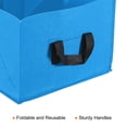 thumbnail image 5 of Uxcell 23.6"x11.8"x7.9" Fabric Plant Grow Bags Container Pots with Handles, Blue 4 Pack, 5 of 5