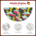 thumbnail image 5 of Balery Green Mushroom Printed Christmas Tree Skirt , Merry Christmas Party Christmas Tree Decoration,Adjustable Tree Skirt-36", 5 of 8