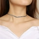 thumbnail image 3 of Collar Yinane cadena de collar gargantilla acero inoxidable 4 mm plata, 3 of 6