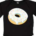 thumbnail image 4 of Inktastic White Donut with Sprinkles Boys or Girls Long Sleeve Baby Bodysuit, 4 of 5