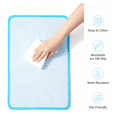 thumbnail image 4 of Pet Cooling Mat for Dogs Cats | Ice Silk Cushion Washable Cool Blanket for Pet Bed Sofa Car Seat Floor | Self-Cooling Pad for Summer | Small Pet Bed Mat for Indoor Outdoor Travel Kennel Crate, 4 of 5
