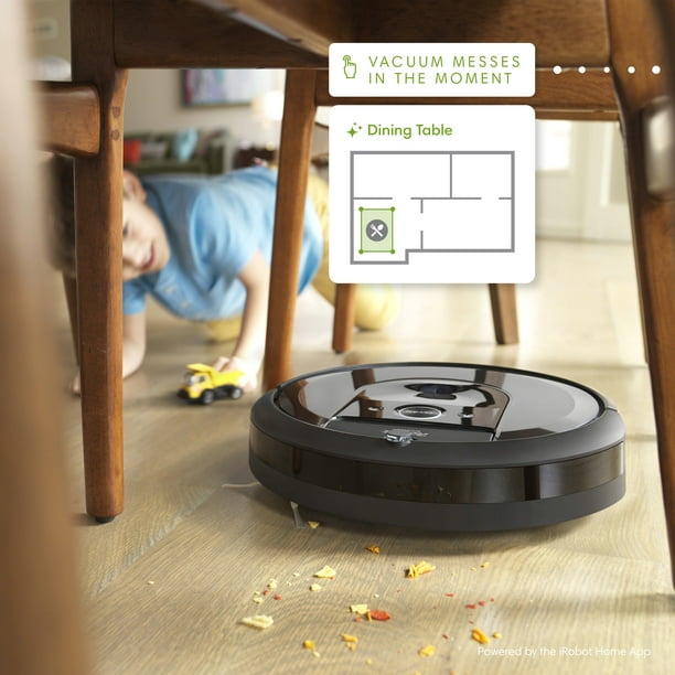 hvordan man bruger veteran Berygtet iRobot Roomba® i7+ (7550) Wi-Fi® Connected Self-Emptying Robot Vacuum,  Smart Mapping, Works with Google Home, Ideal for Pet Hair, Carpets, Hard  Floors - Walmart.com